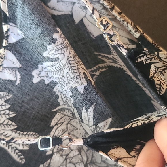 Novella Royale Wild Love maxi dress black dahlia floral S - Picture 6 of 13